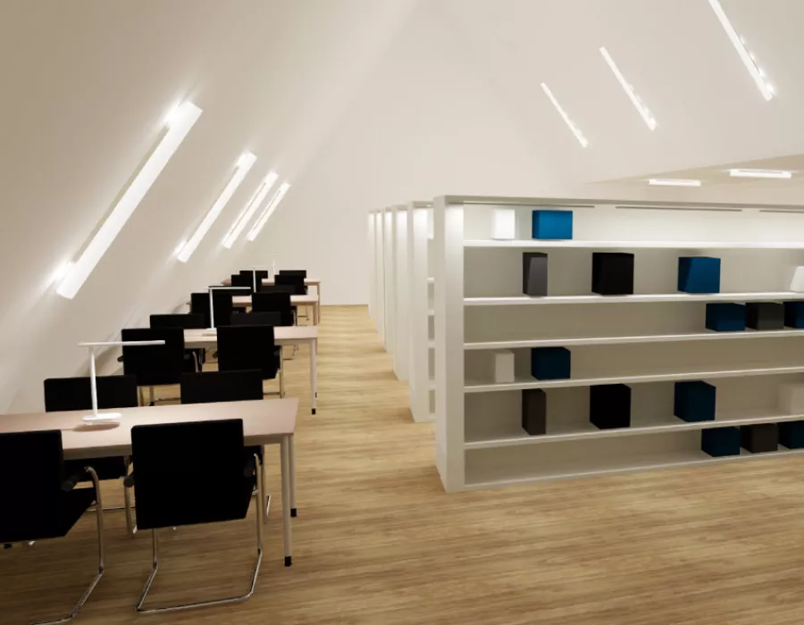 Intérieur lumineux soupente